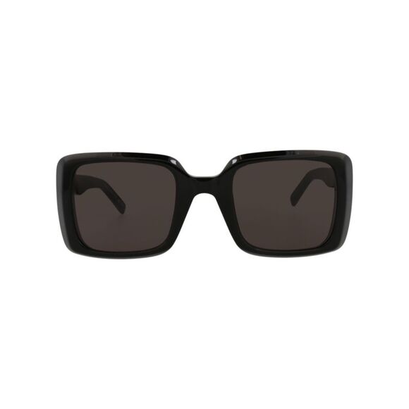 Saint Laurent Square-Frame Acetate Sunglasses Black Womens